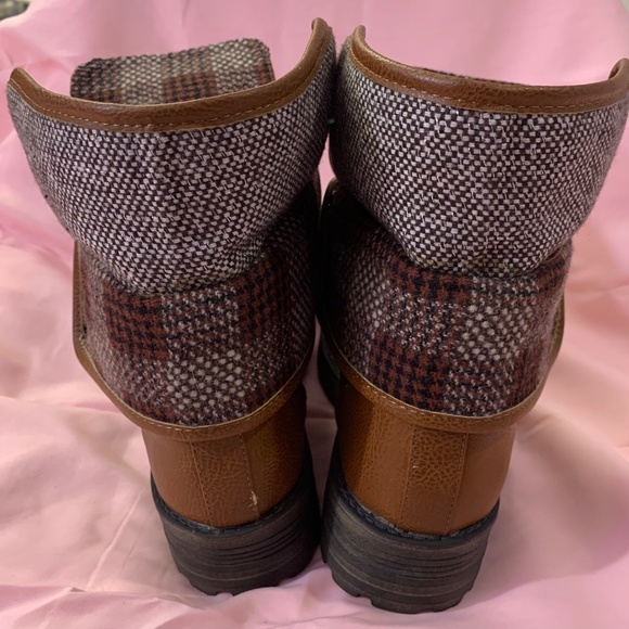 UNIONBAY Women's Sparky-u Leather Boot - Brown - Size 8 - Picture 7 of 8